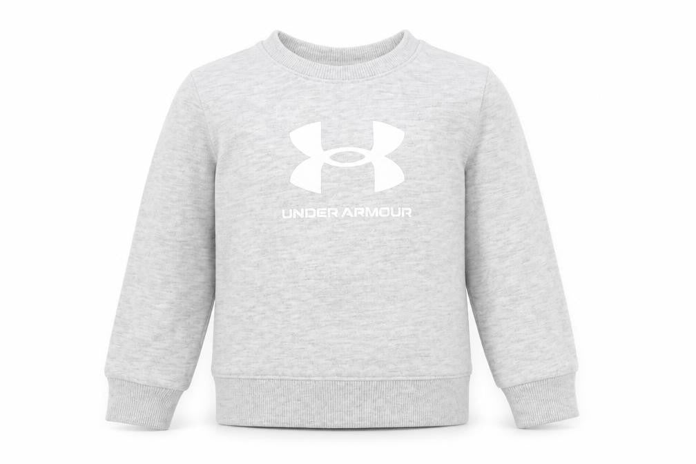 Under Armour Grey Long Sleeve Pullover Logo T-Shirt 18-24 Months Unisex