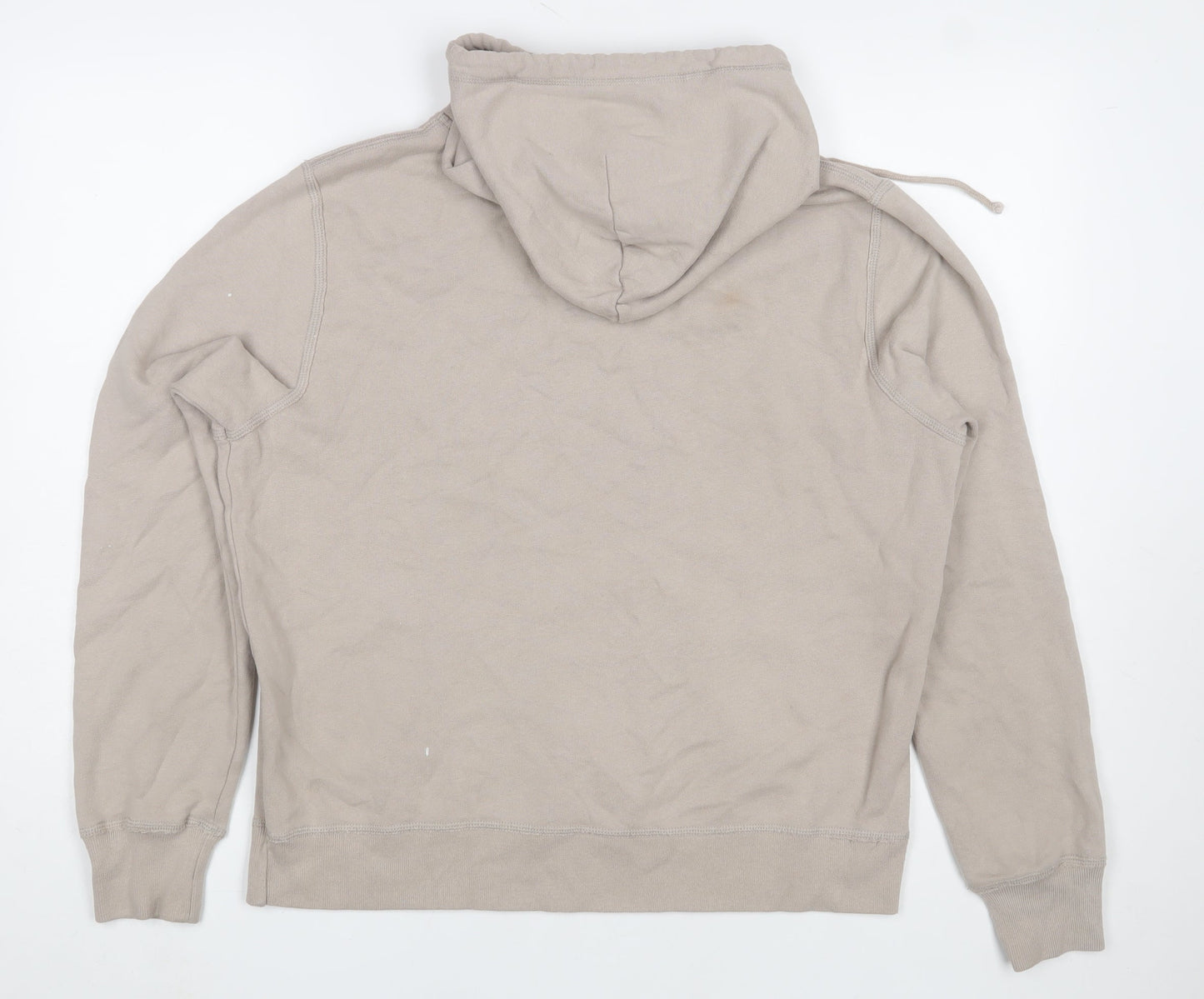 Mens UK L Regular Abercrombie & Fitch Beige Pullover Hoodie