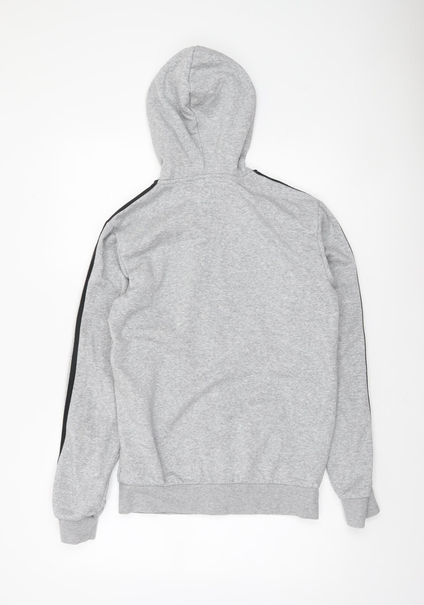 Adidas Men’s Grey Full Zip Hoodie Small Regular Fit