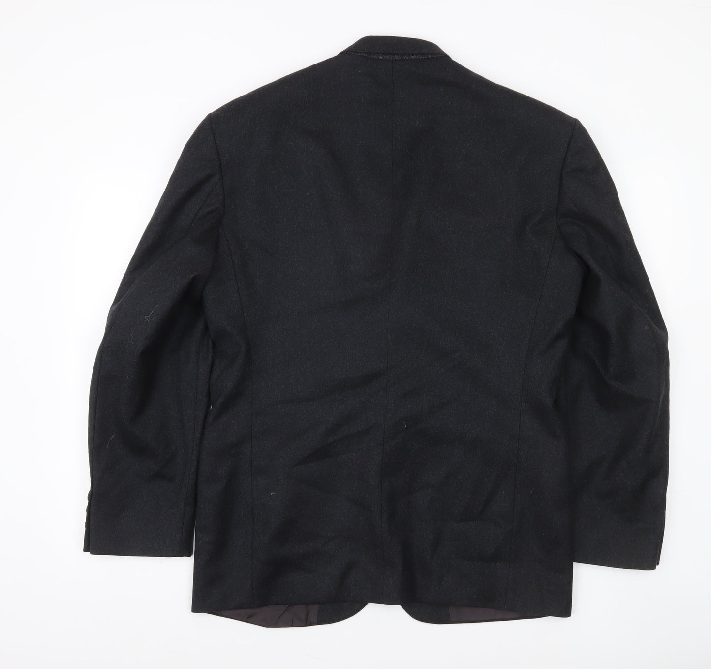 Next for Men Black Wool Blazer Jacket 38R Regular Fit Classic Style