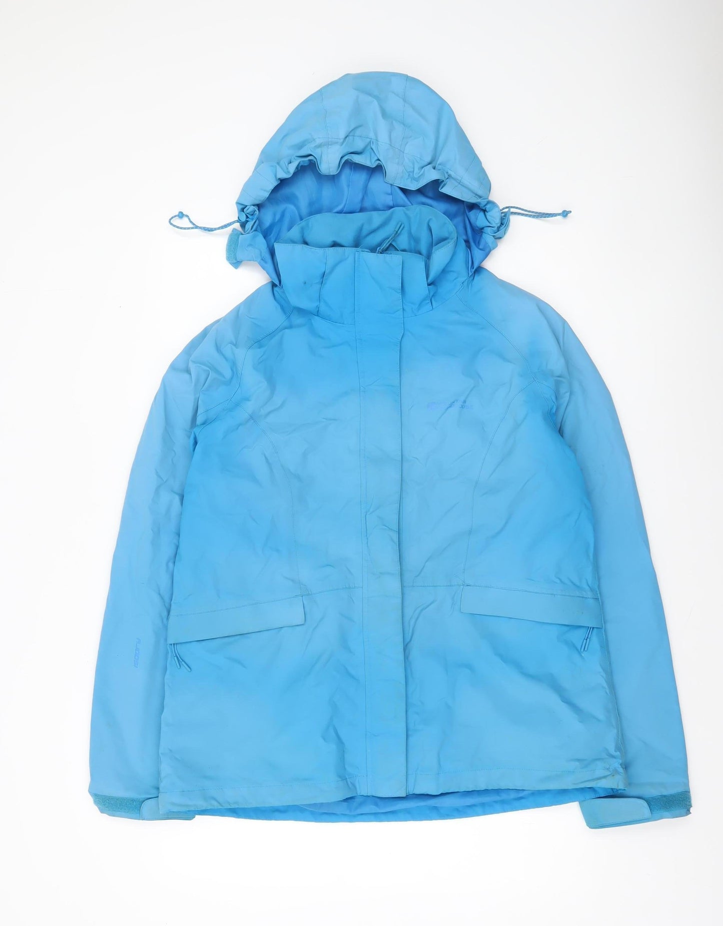 Womens UK Size 16 Regular Mountain Warehouse Blue Polyester Jacket