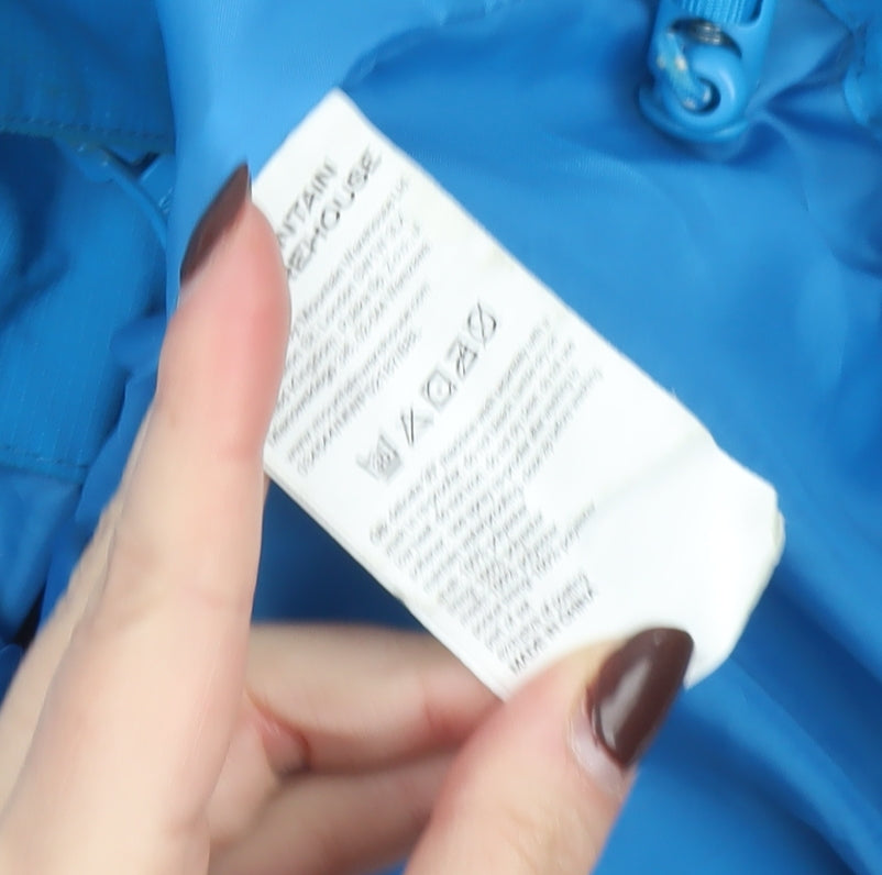 Womens UK Size 16 Regular Mountain Warehouse Blue Polyester Jacket