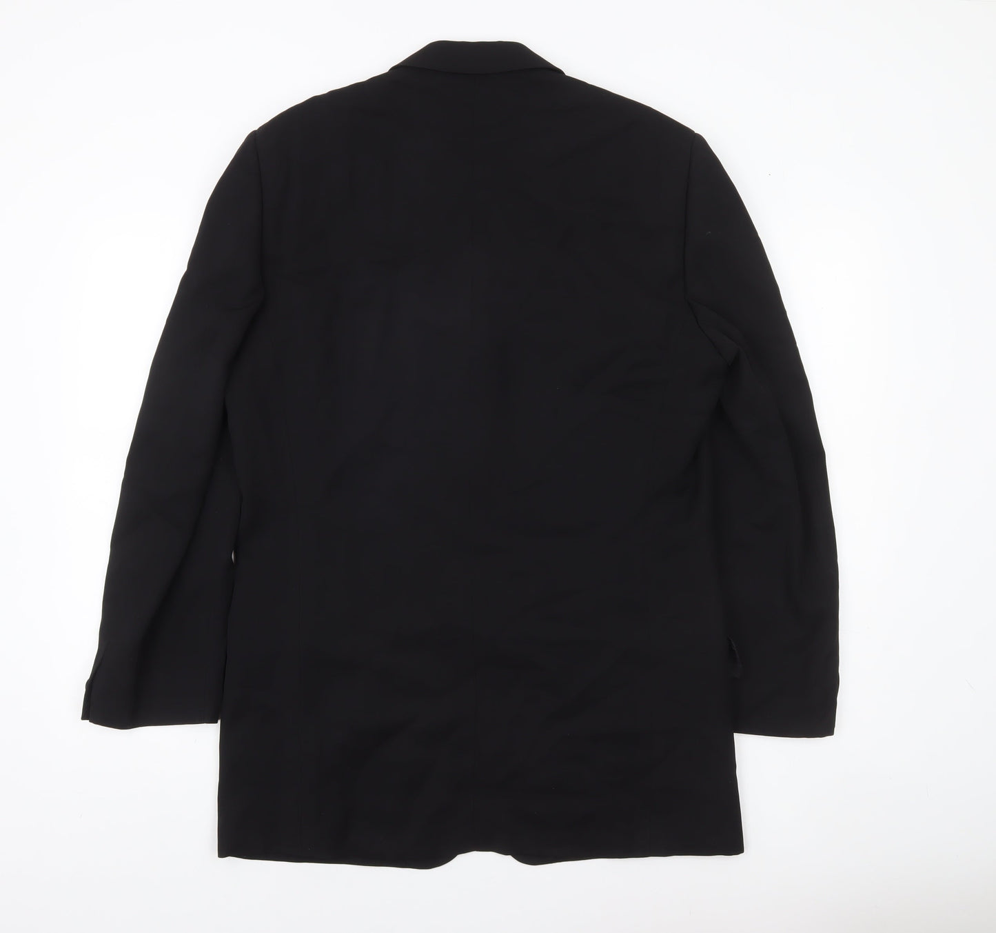 Versace Classic V2 Men's Black 40R Wool Viscose Blazer Jacket