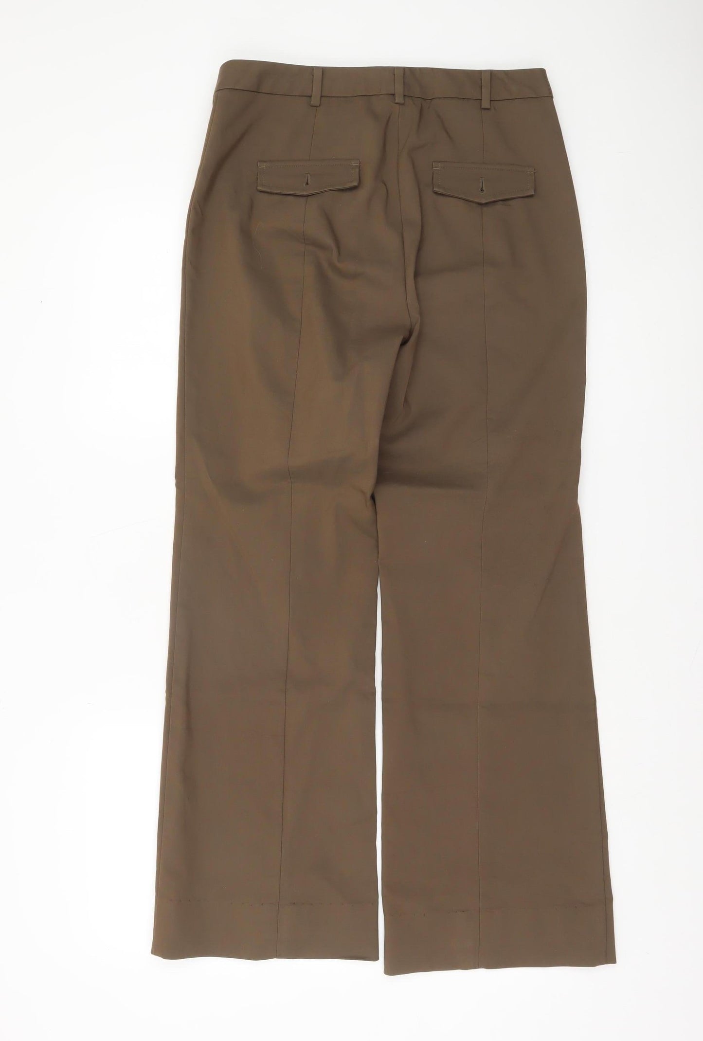 Talbots Women’s Brown Dress Pants Size 4 Regular Stretch Twill Trousers