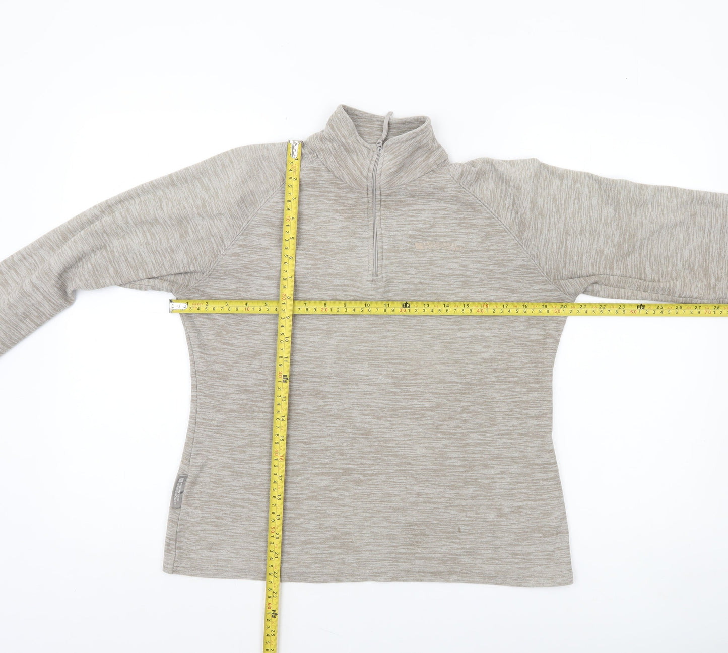 Womens UK 12 Regular Mountain Warehouse Beige Pullover Sweatshirt
