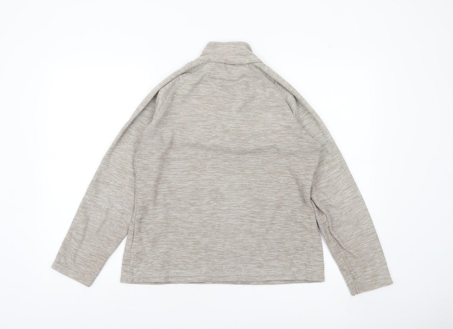 Womens UK 12 Regular Mountain Warehouse Beige Pullover Sweatshirt
