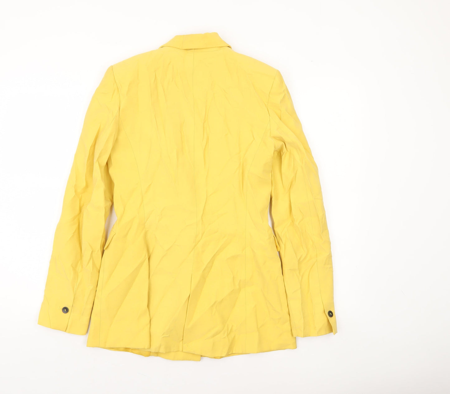 Zara Women’s Yellow Double-Breasted Blazer Jacket XS