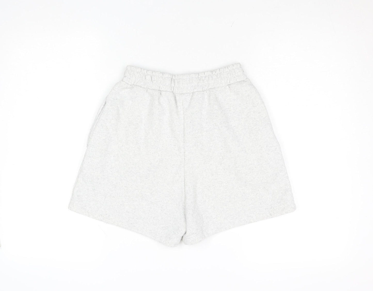 PrettyLittleThing Women’s Grey Size 8 Sweat Shorts Cotton Blend