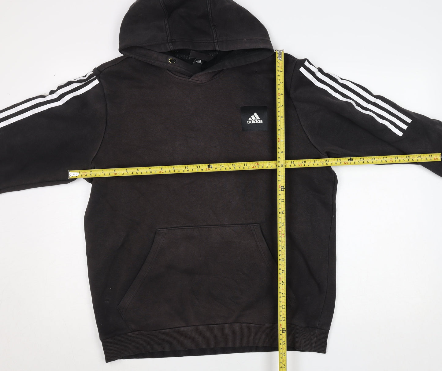 Adidas Womens Black Hoodie Size 2XL Pullover Hooded Sweatshirt
