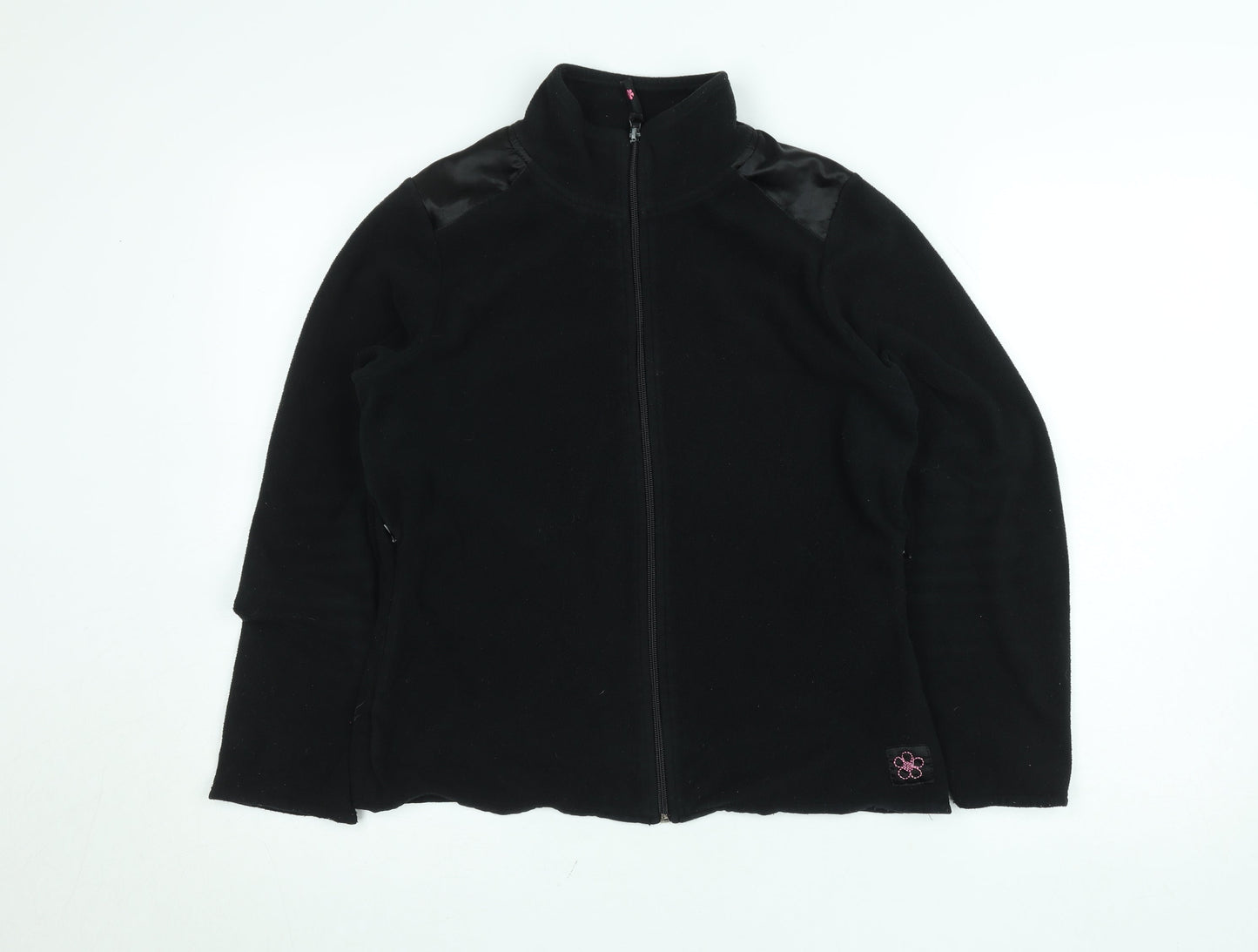 Manuka Women's Black Fleece Full Zip Jacket Size M