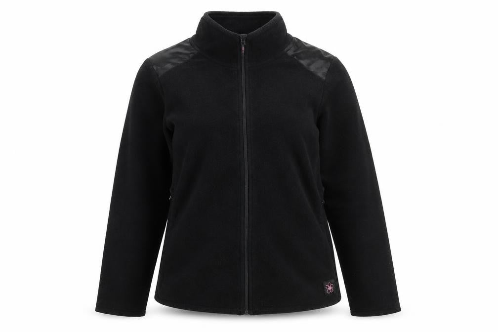 Manuka Women's Black Fleece Full Zip Jacket Size M