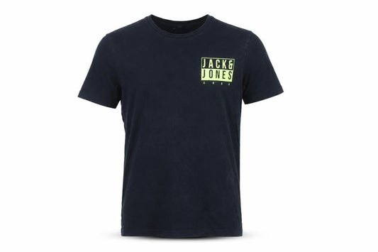Mens UK Size M JACK & JONES Black  Cotton T-Shirt