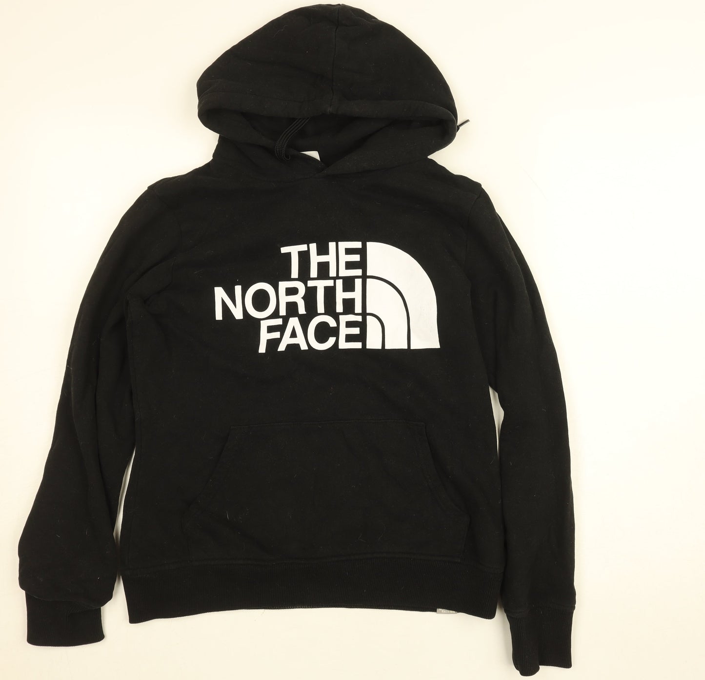 The North Face Women's Black Pullover Hoodie Medium Cotton Logo