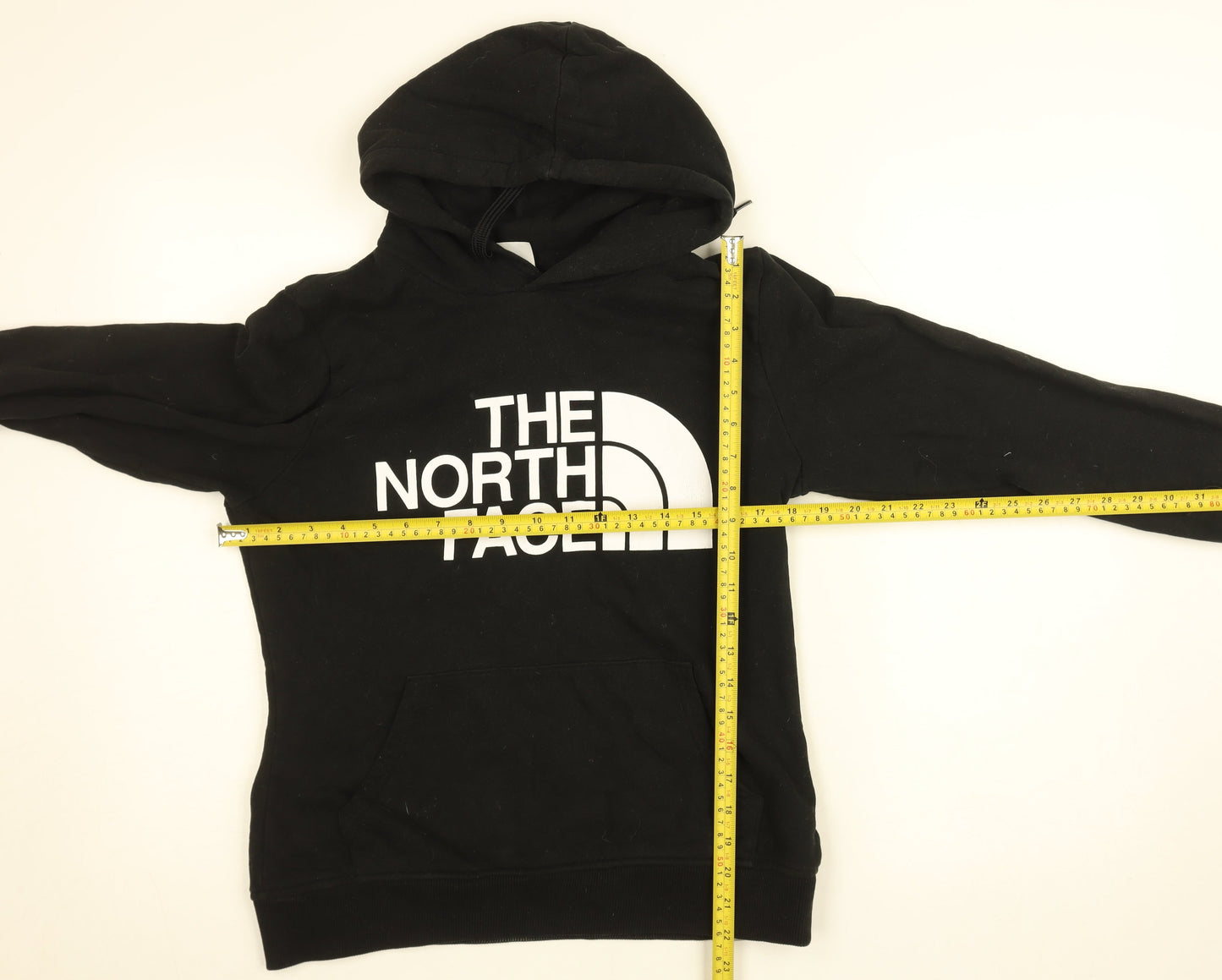 The North Face Women's Black Pullover Hoodie Medium Cotton Logo