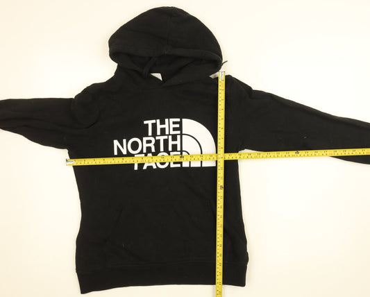 The North Face Women's Black Pullover Hoodie Medium Cotton Logo