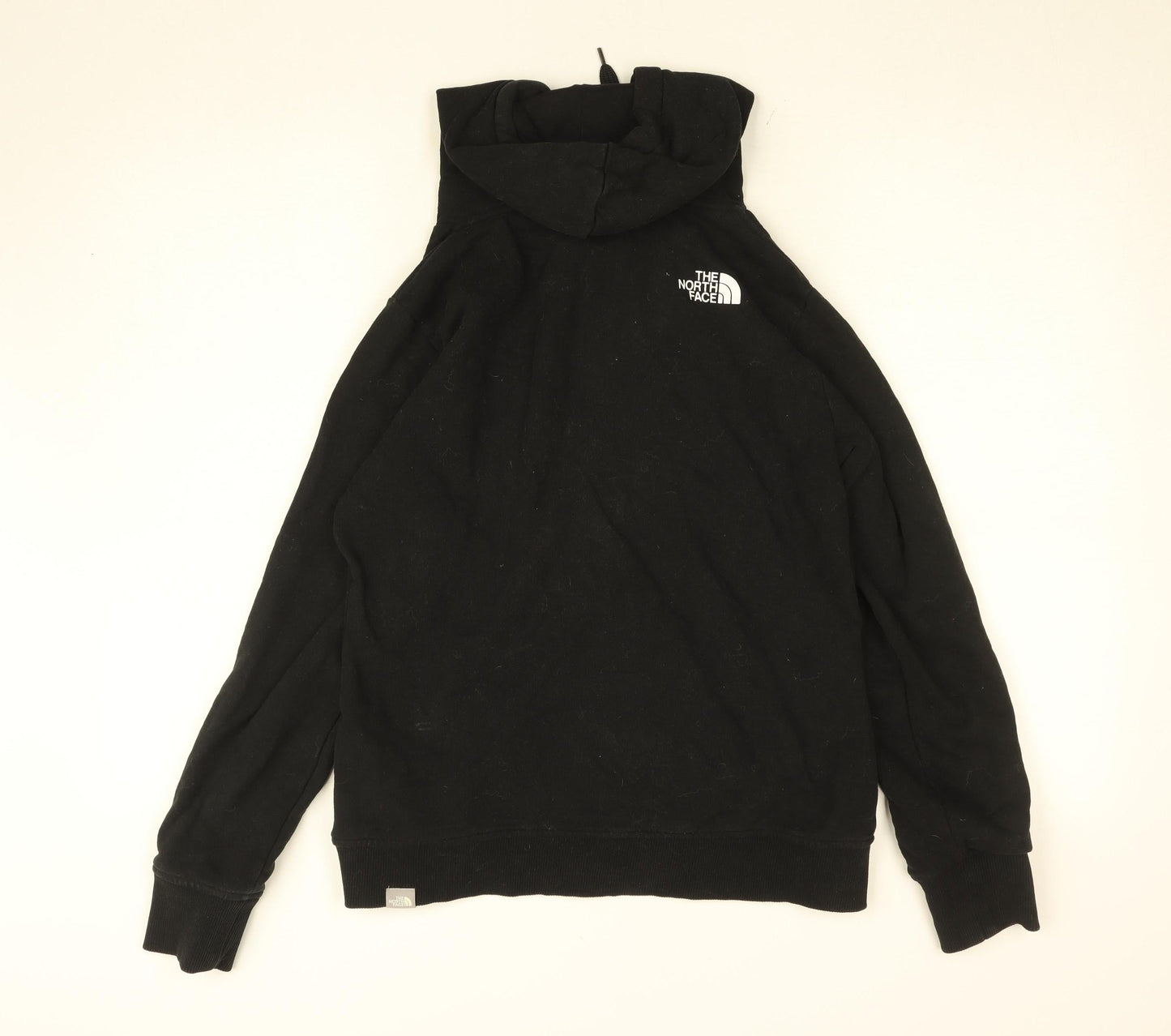 The North Face Women's Black Pullover Hoodie Medium Cotton Logo