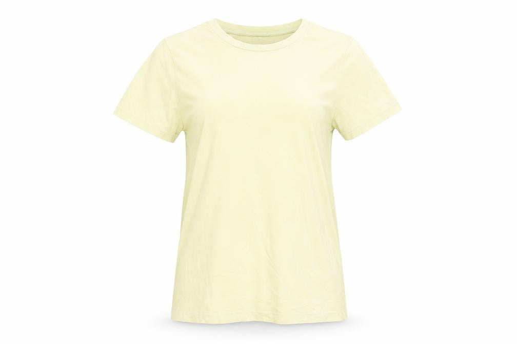 7 For All Mankind Women's Green Cotton Crew Neck Short Sleeve T-Shirt Size S