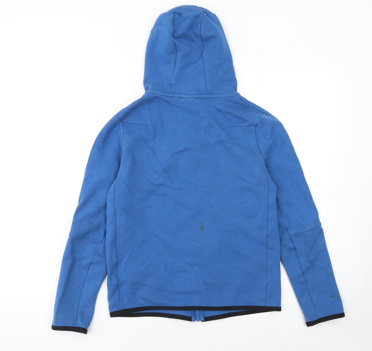 Nike Boys Blue Full Zip Hoodie L 147-158cm Reflective Trim Sportswear