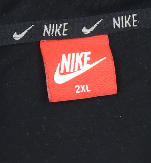 Nike Men's Black 2XL Track Jacket Full Zip Sportswear