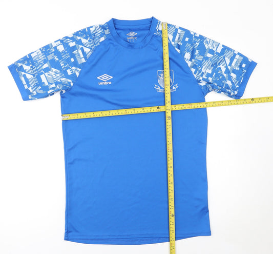 Umbro Men's Blue Football Jersey T-Shirt Size M Regular Fit