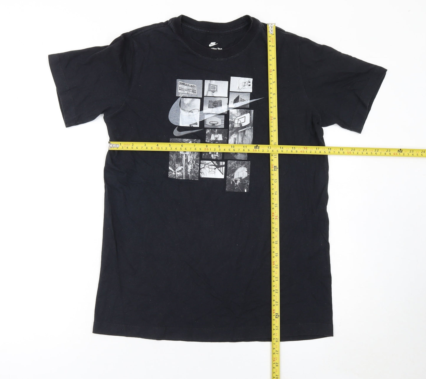 Nike Men's Black XL Graphic Sports Crew Neck Cotton T-Shirt