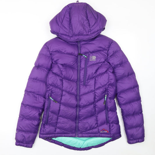 Womens UK Size 8 Regular Karrimor Purple Nylon Jacket