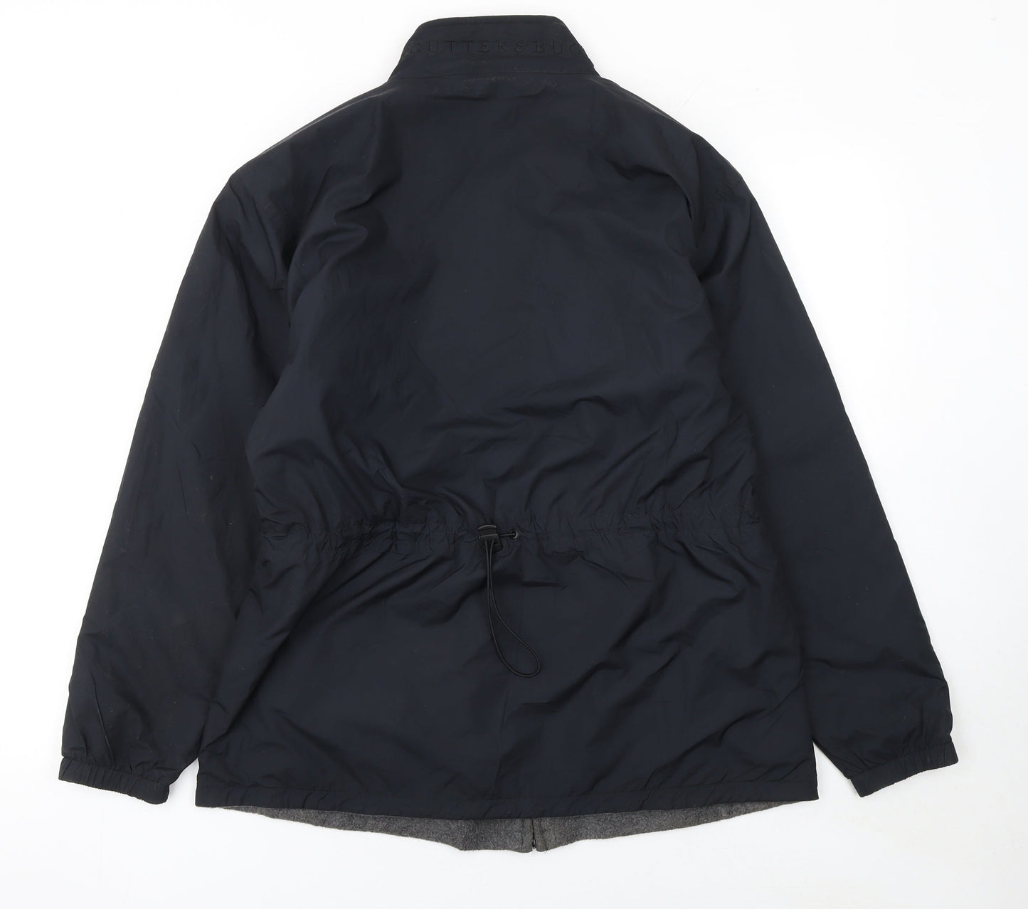 Cutter & Buck Women's Black Mid-Length Windbreaker Jacket Size M