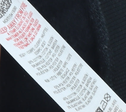 McKenzie Boys Black Crew Neck Pullover Sweatshirt 5-6 Years