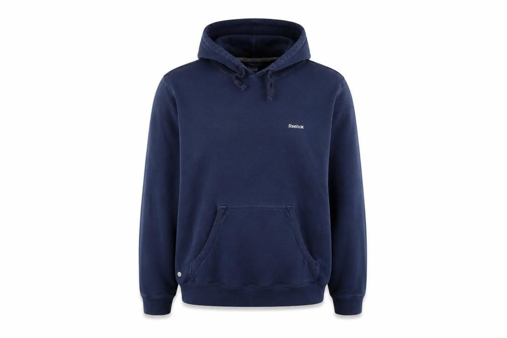 Womens UK 10 Regular Reebok Blue Pullover Hoodie