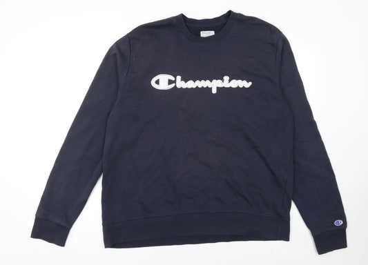 Champion Men’s Blue XL Crew Neck Pullover Sweatshirt