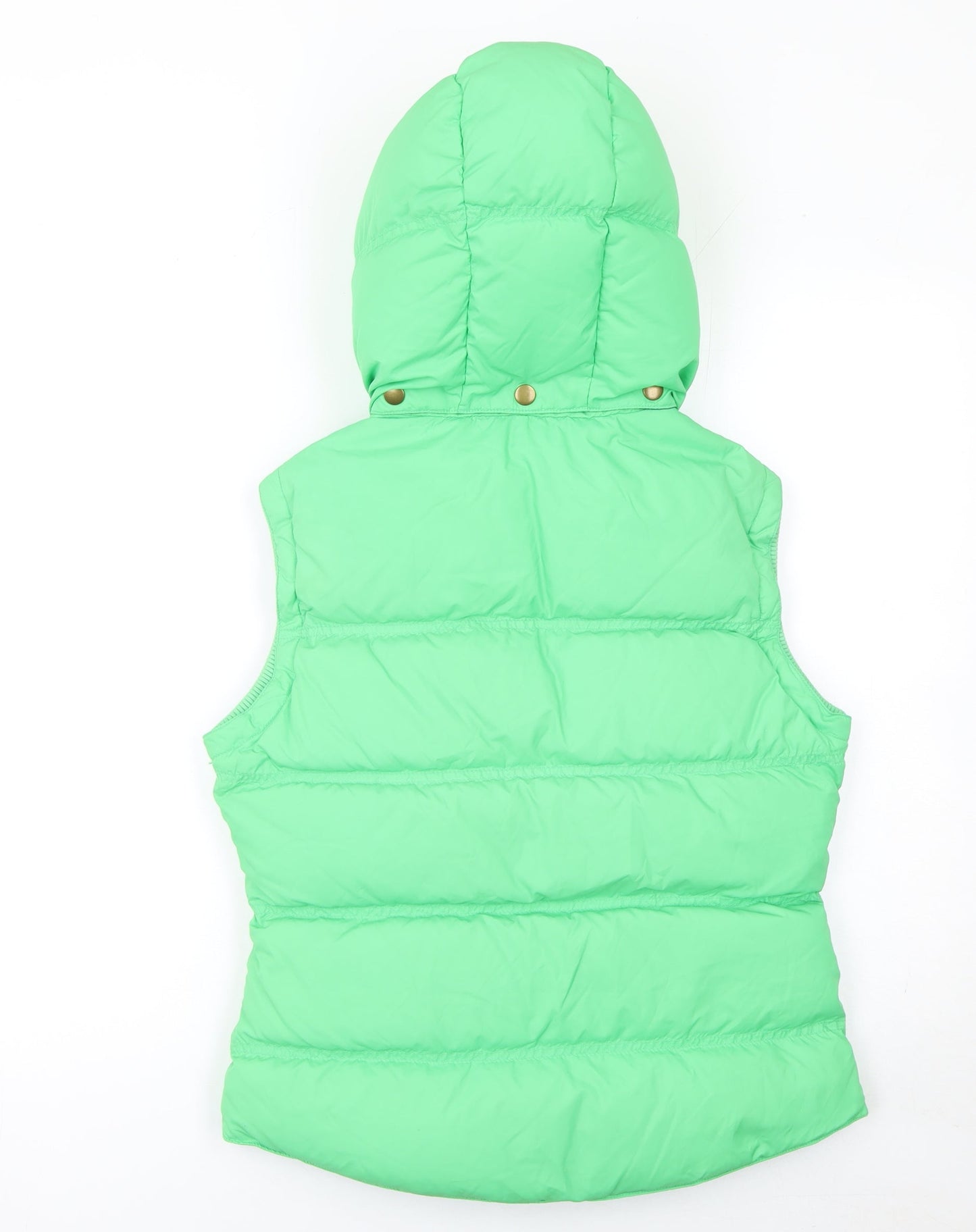 Womens UK Size 10 Regular Jack Wills Green Nylon Waistcoat