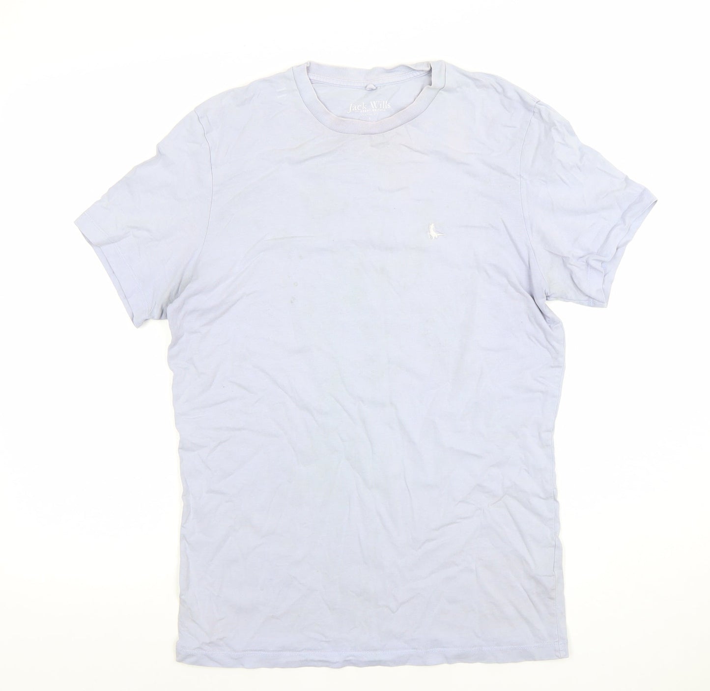 Mens UK Size S Jack Wills Blue  Cotton T-Shirt