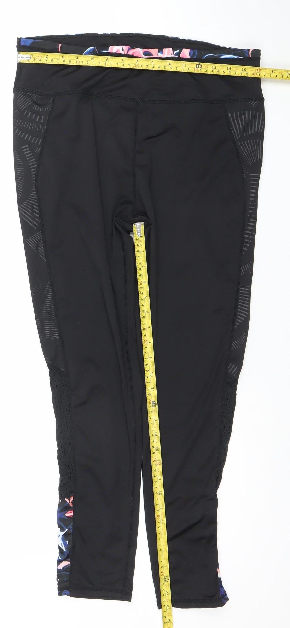 Dunnes Stores Women’s Black Performance Sport Leggings Size L