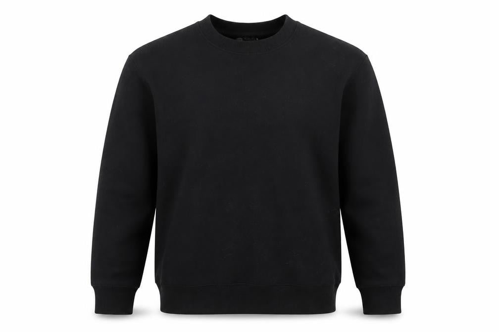 ZARA Men's Black Crew Neck Sweatshirt Size S Regular Fit