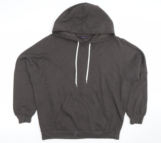 Marks and Spencer Women’s Black Pullover Hoodie Medium Cotton Blend