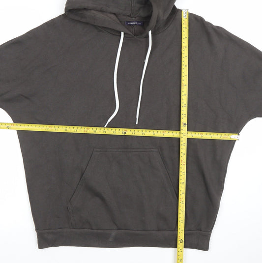 Marks and Spencer Women’s Black Pullover Hoodie Medium Cotton Blend