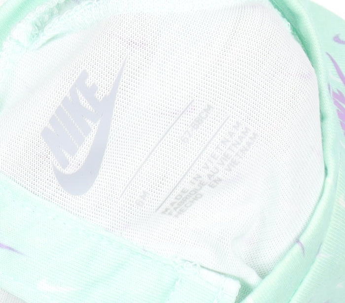 Nike Unisex Baby Green Romper 6-9 Months Lightweight Logo Summer Playsuit