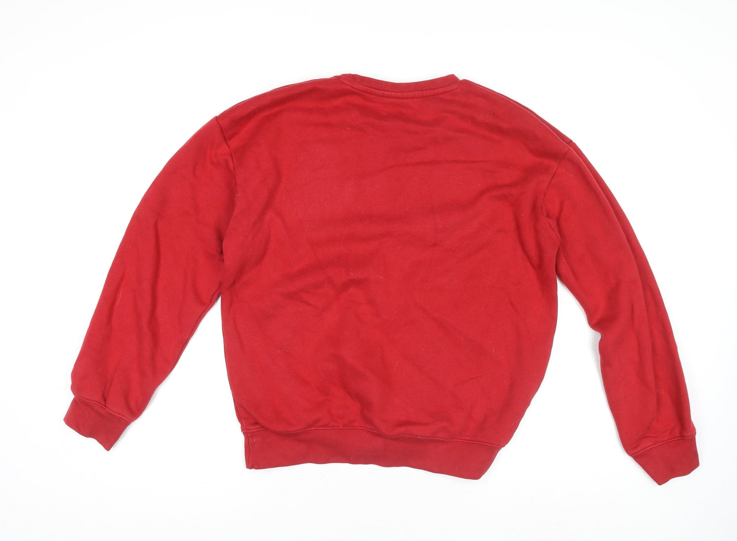 Emily & Me London Women's Red Brooklyn Sweatshirt Size S Classic Fit