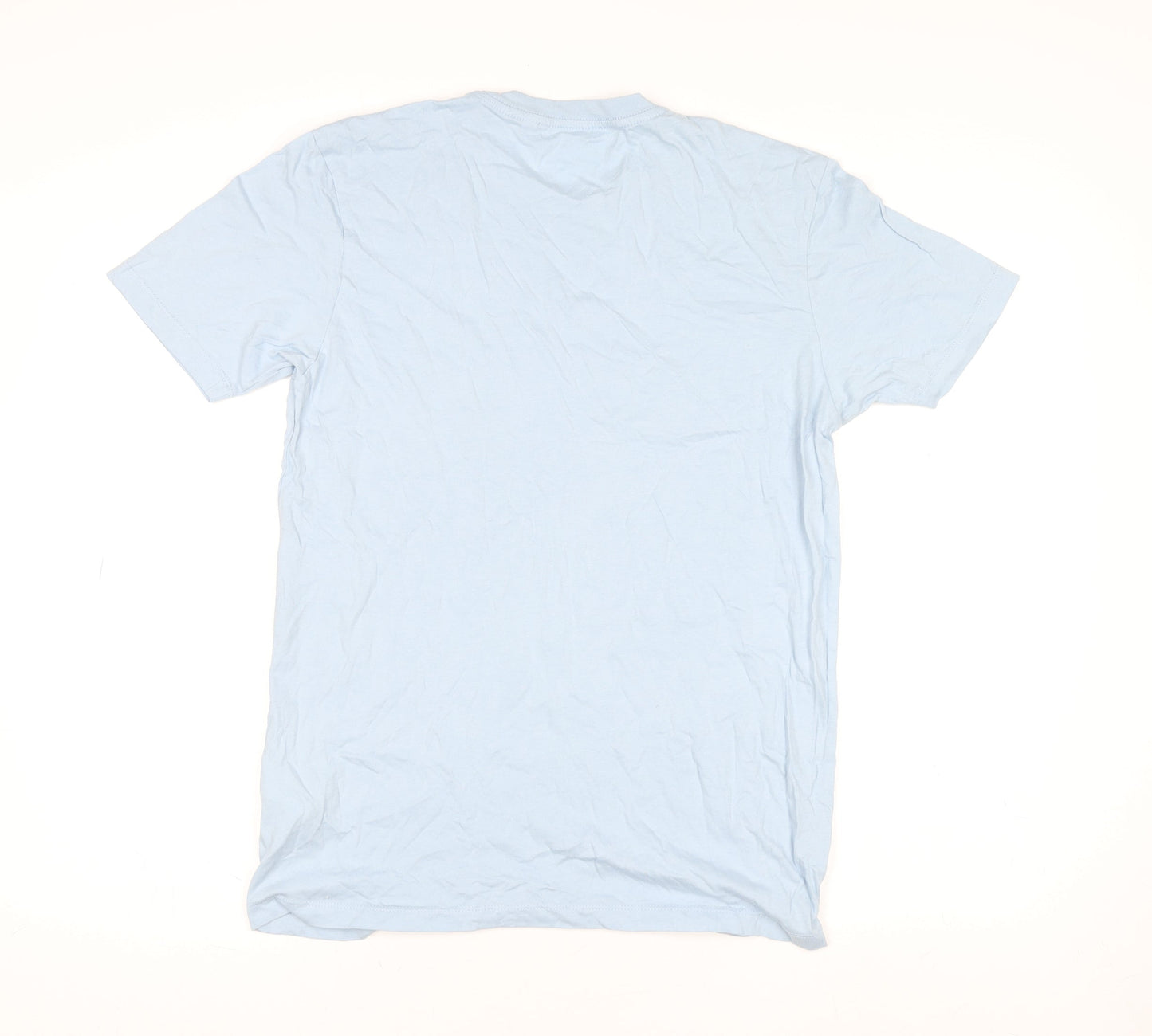 Anthem Women Blue Organic Cotton Crew Neck T-Shirt M