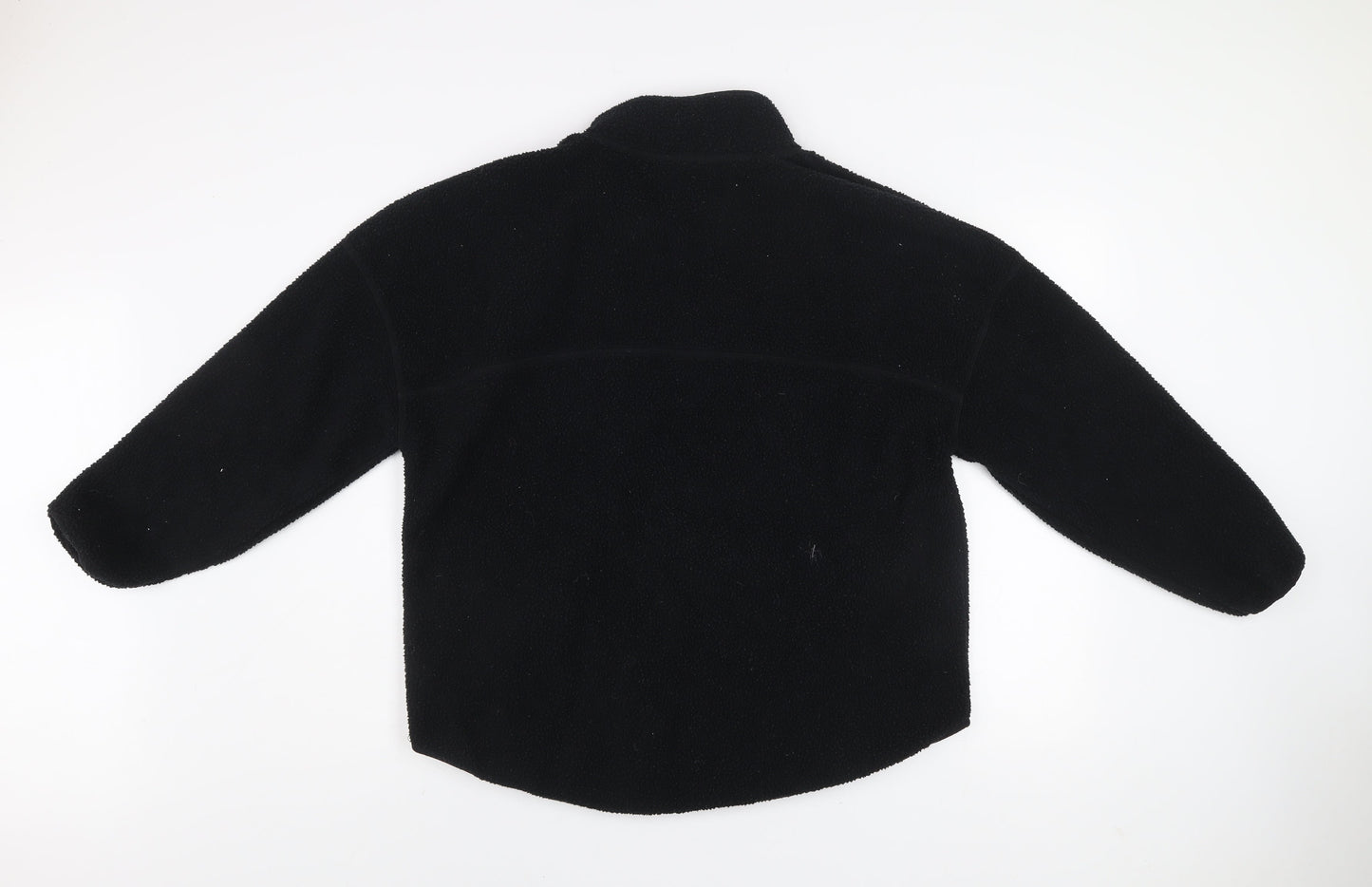 Dunnes Men's Black Fleece 1/4 Zip Pullover Sweatshirt Size M