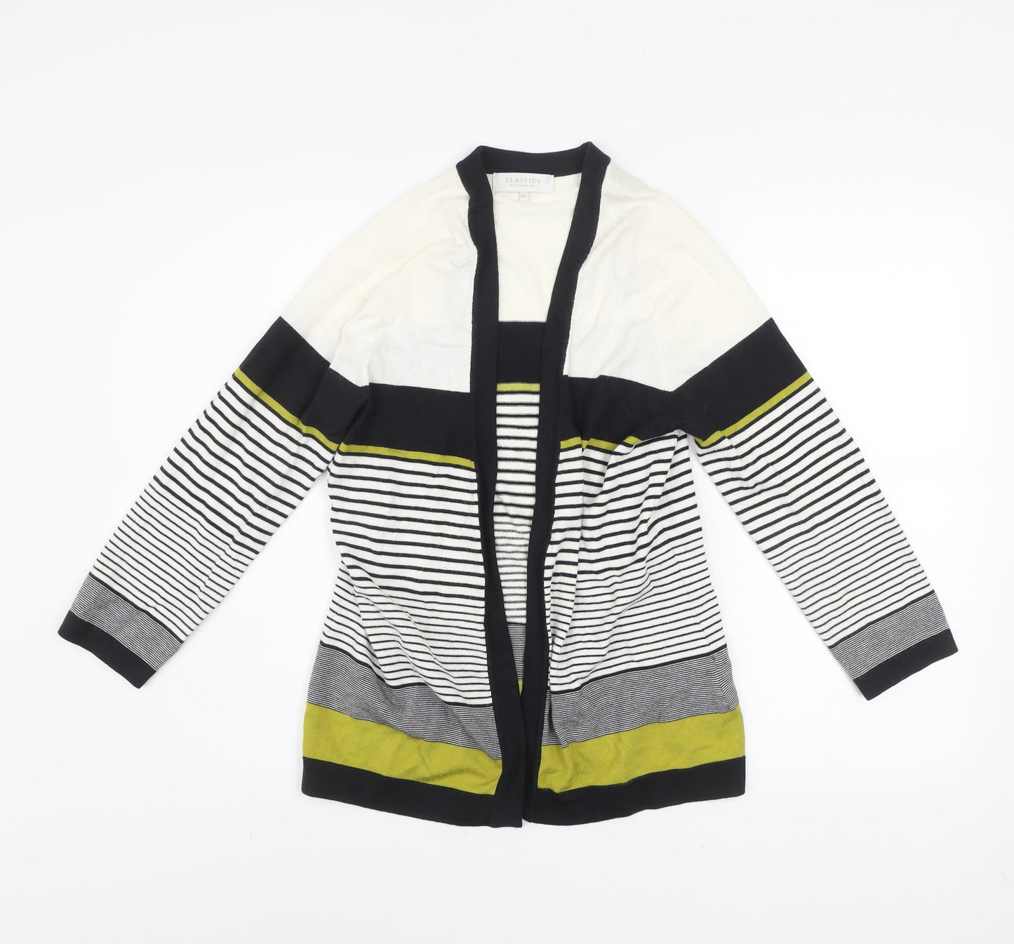 Debenhams Classics Women's Multicoloured Striped Cardigan Size 12