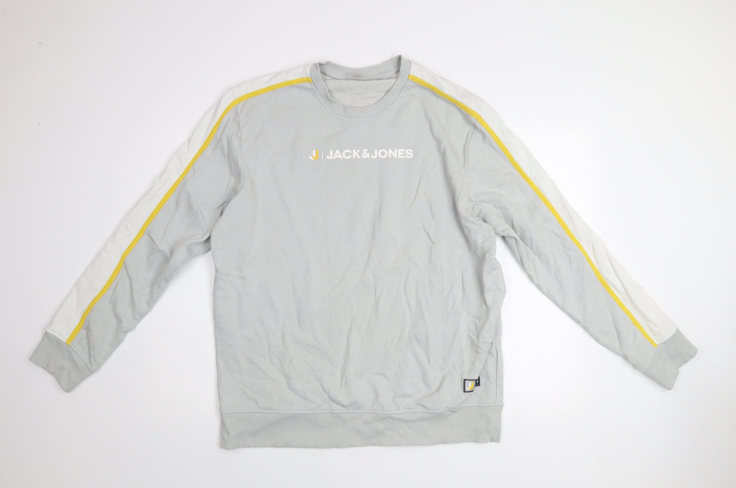 Mens UK 2XL Regular JACK & JONES Grey Pullover Sweatshirt
