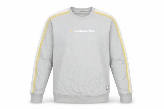 Mens UK 2XL Regular JACK & JONES Grey Pullover Sweatshirt