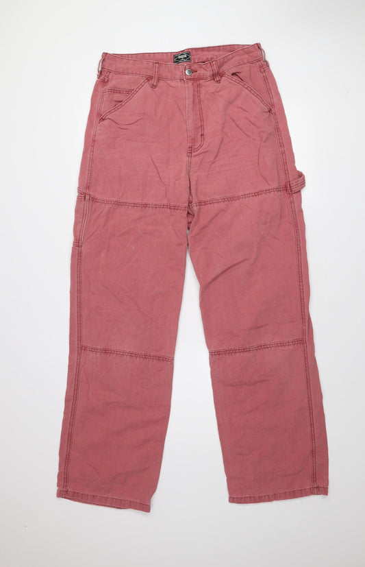 Superdry Men's Red Canvas Straight Leg Jeans 32/32