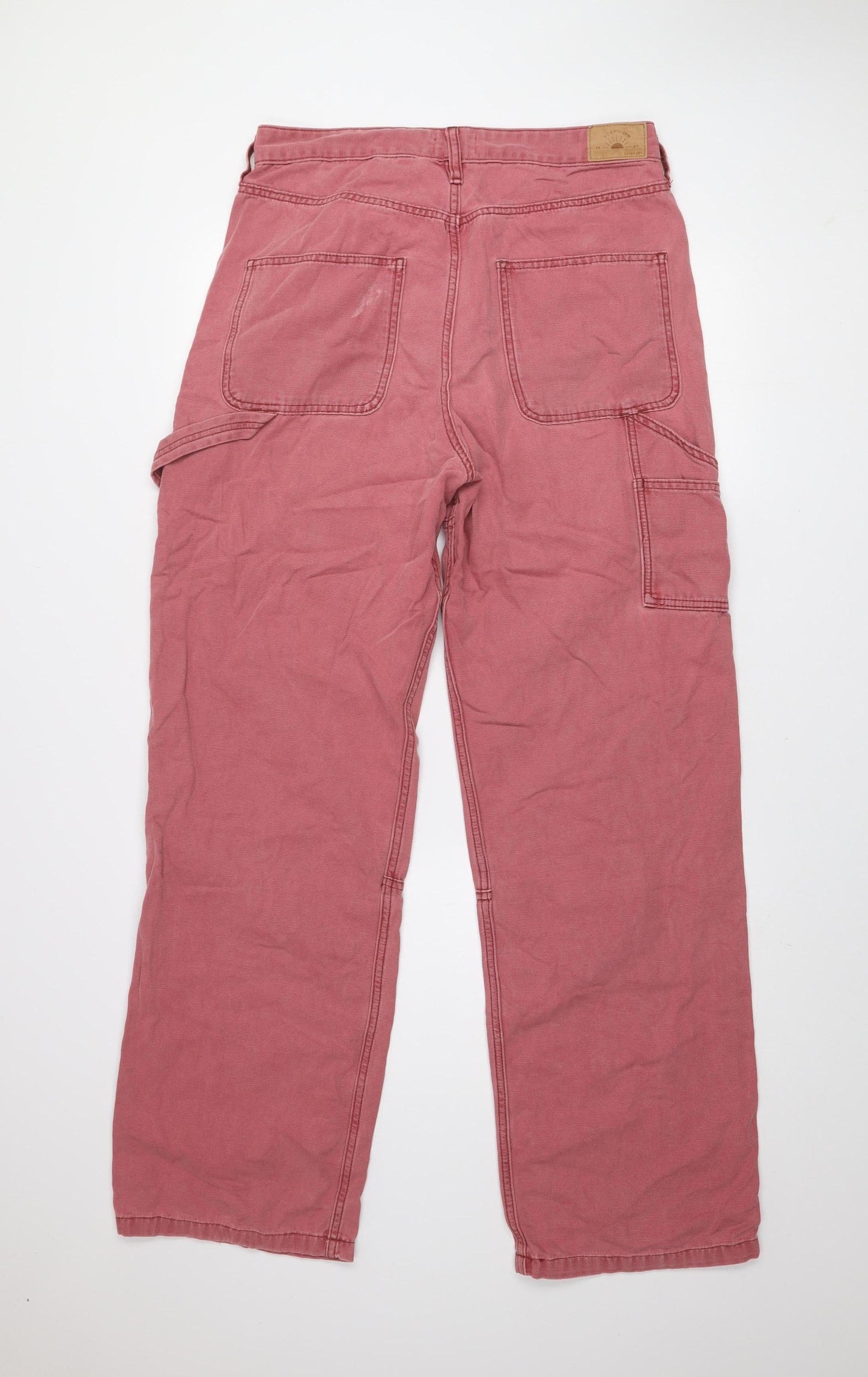 Superdry Men's Red Canvas Straight Leg Jeans 32/32