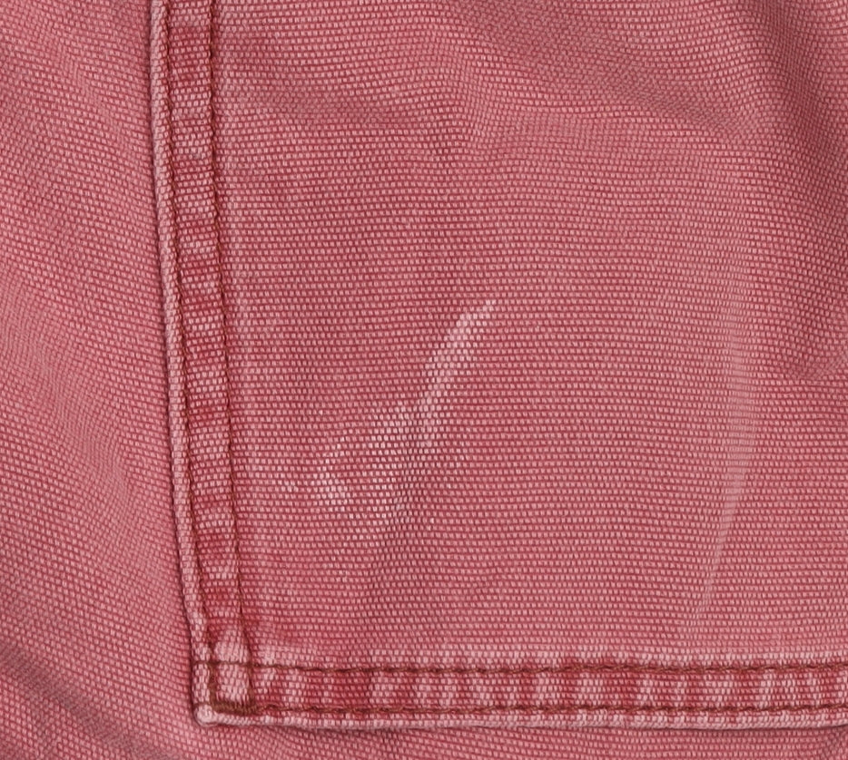 Superdry Men's Red Canvas Straight Leg Jeans 32/32