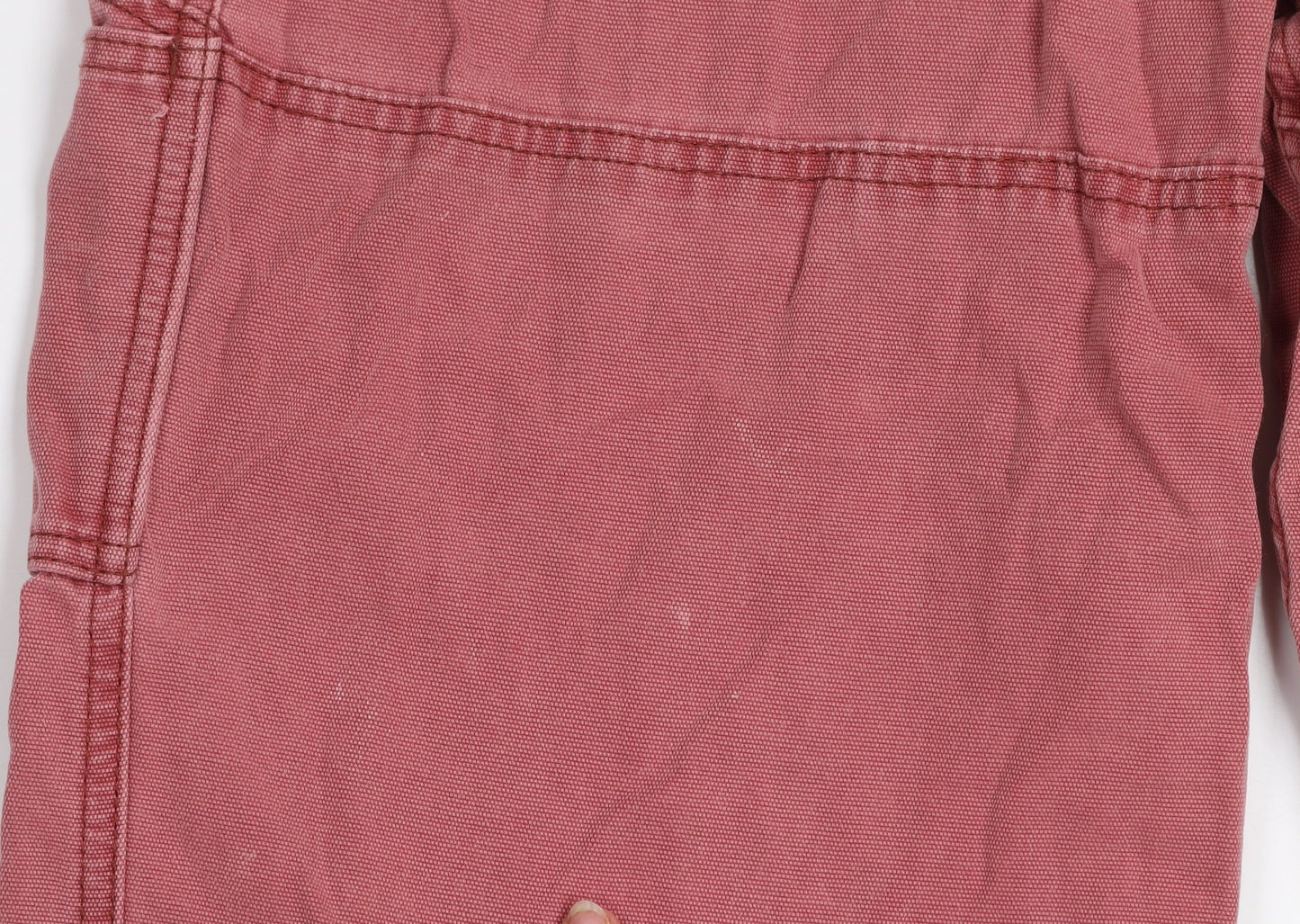 Superdry Men's Red Canvas Straight Leg Jeans 32/32