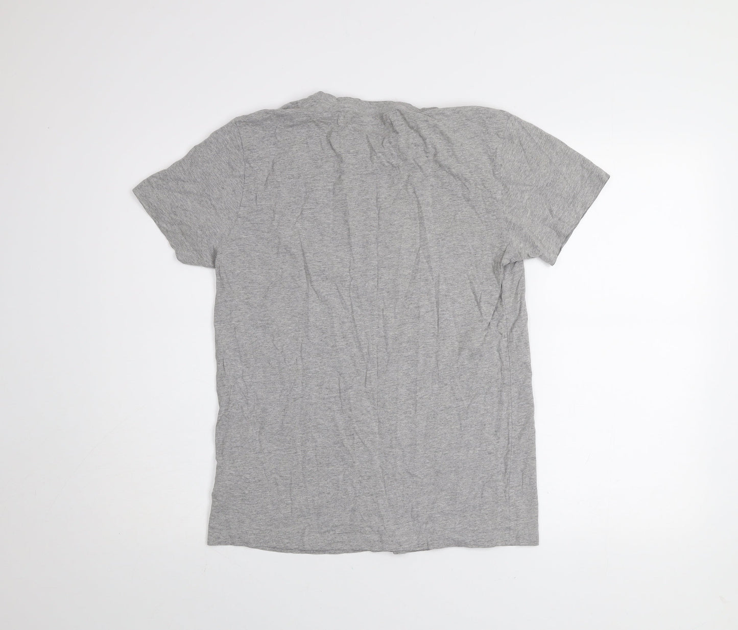 Womens UK Size XS adidas Grey Cotton Blend T-Shirt