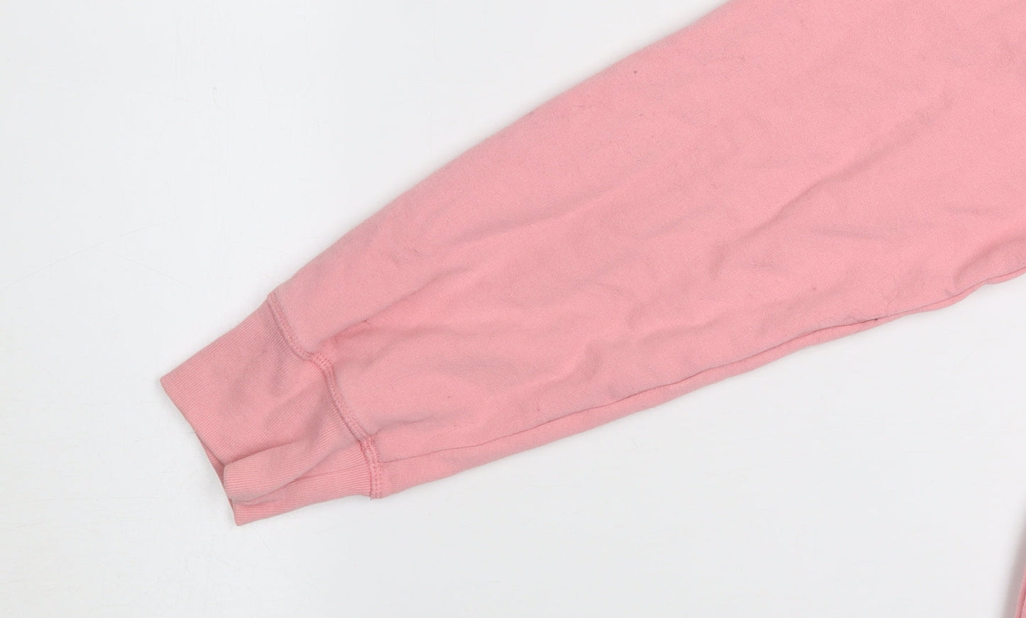 Levi's Women's Pink Logo Pullover Sweatshirt L Cotton Blend