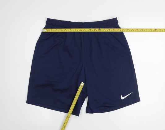Nike Men's Blue Dri-FIT Athletic Shorts Size L Breathable Quick Dry